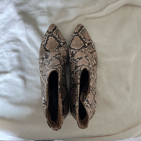 Steve Madden Snakeskin Ankle Boots - Picture 3 of 7